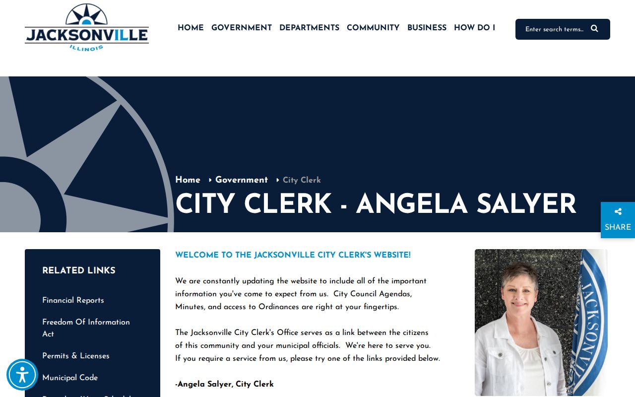 Jacksonville City Clerk online FOIA request hub