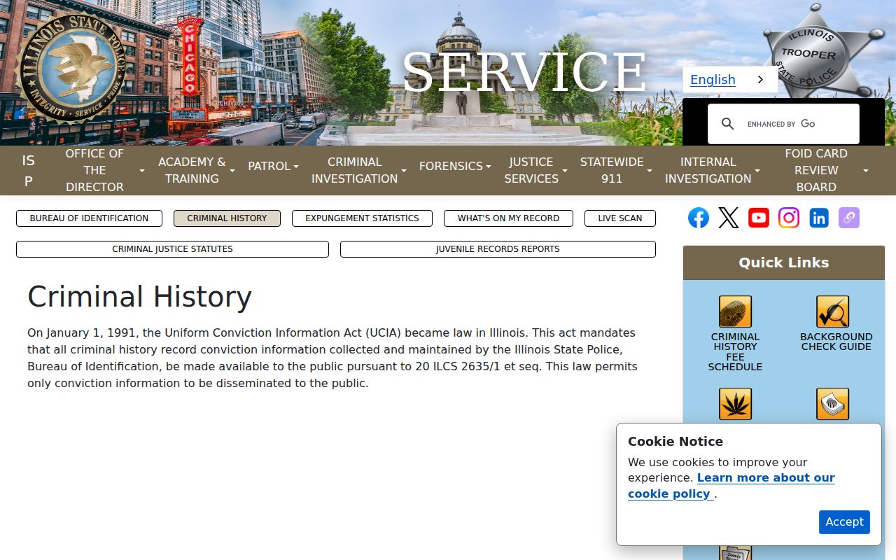 Morgan County criminal history Illinois repository overview